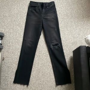 Good American black jeans
